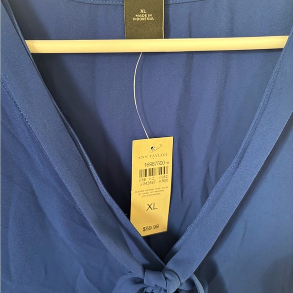 NWT Ann Taylor Long Sleeve Blouse Size XL - Picture 4 of 8
